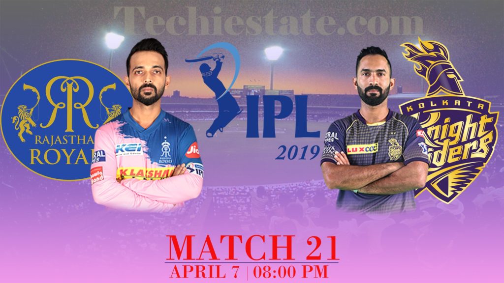 RR Vs KKR Match Prediction, Live Cricket Score Updates - Techiestate